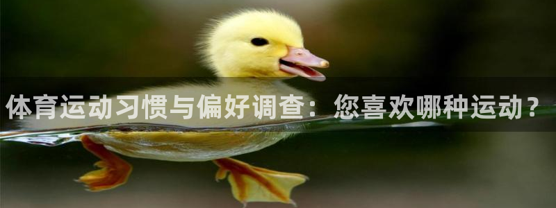 凯发官方正版app科技：体育运动习惯与偏好调查：您喜
