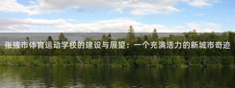 凯发官网下载平台注册流程图：张掖市体育运动学校的建设与展望：