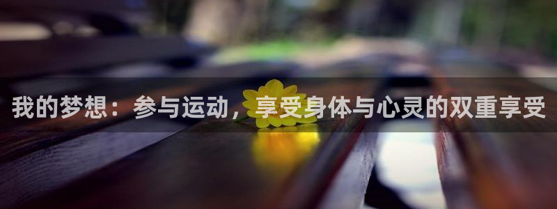 凯发k8国际版官网：我的梦想：参与运